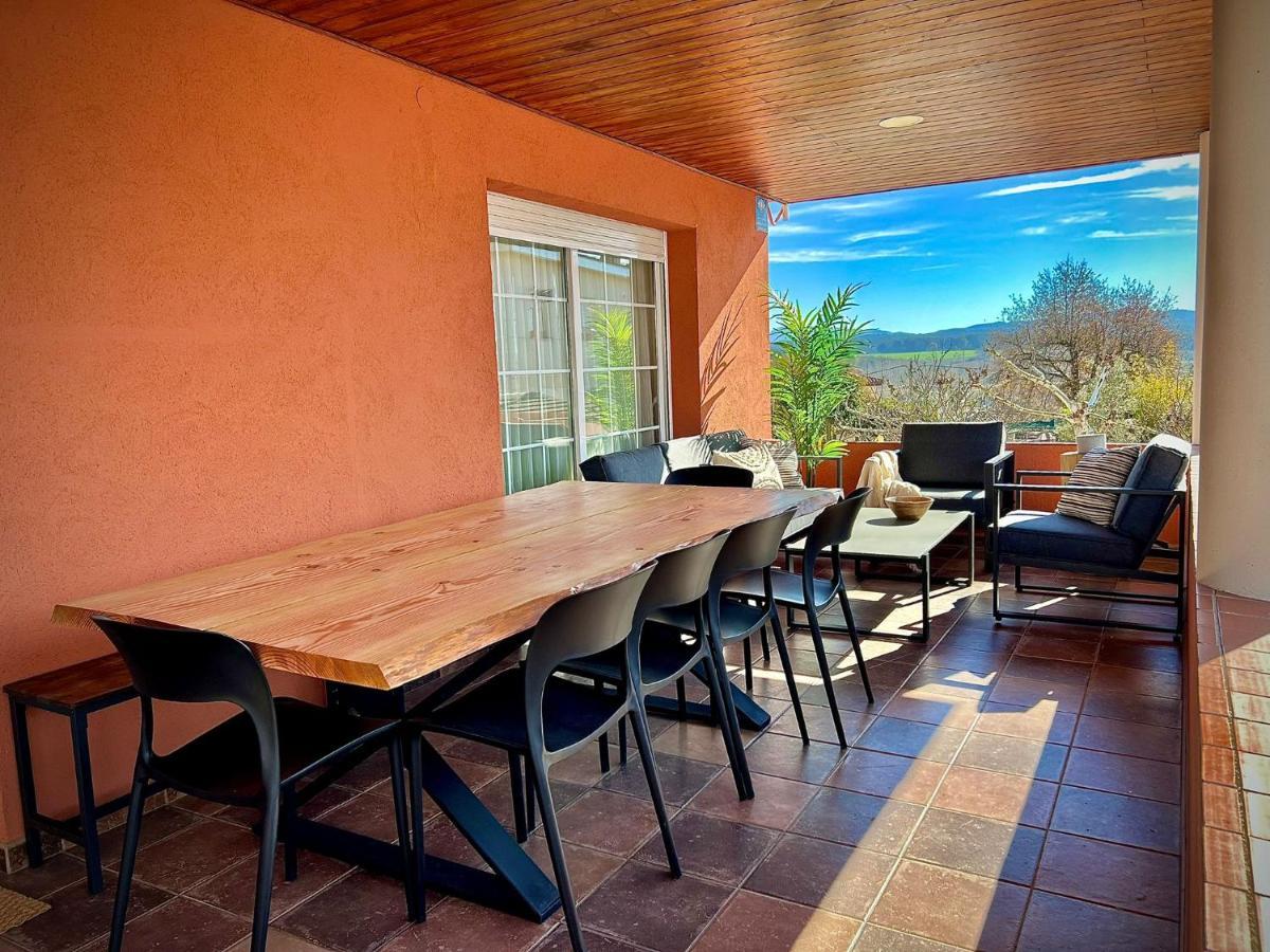 Piscina De Sal Barbacoa Wifi, Parking Gratis, 3 Min Pga Casa El Roble Villa Girona Exterior foto
