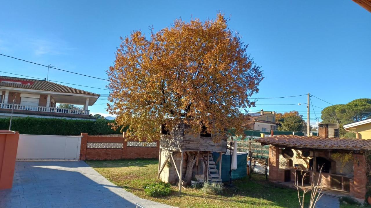 Piscina De Sal Barbacoa Wifi, Parking Gratis, 3 Min Pga Casa El Roble Villa Girona Exterior foto