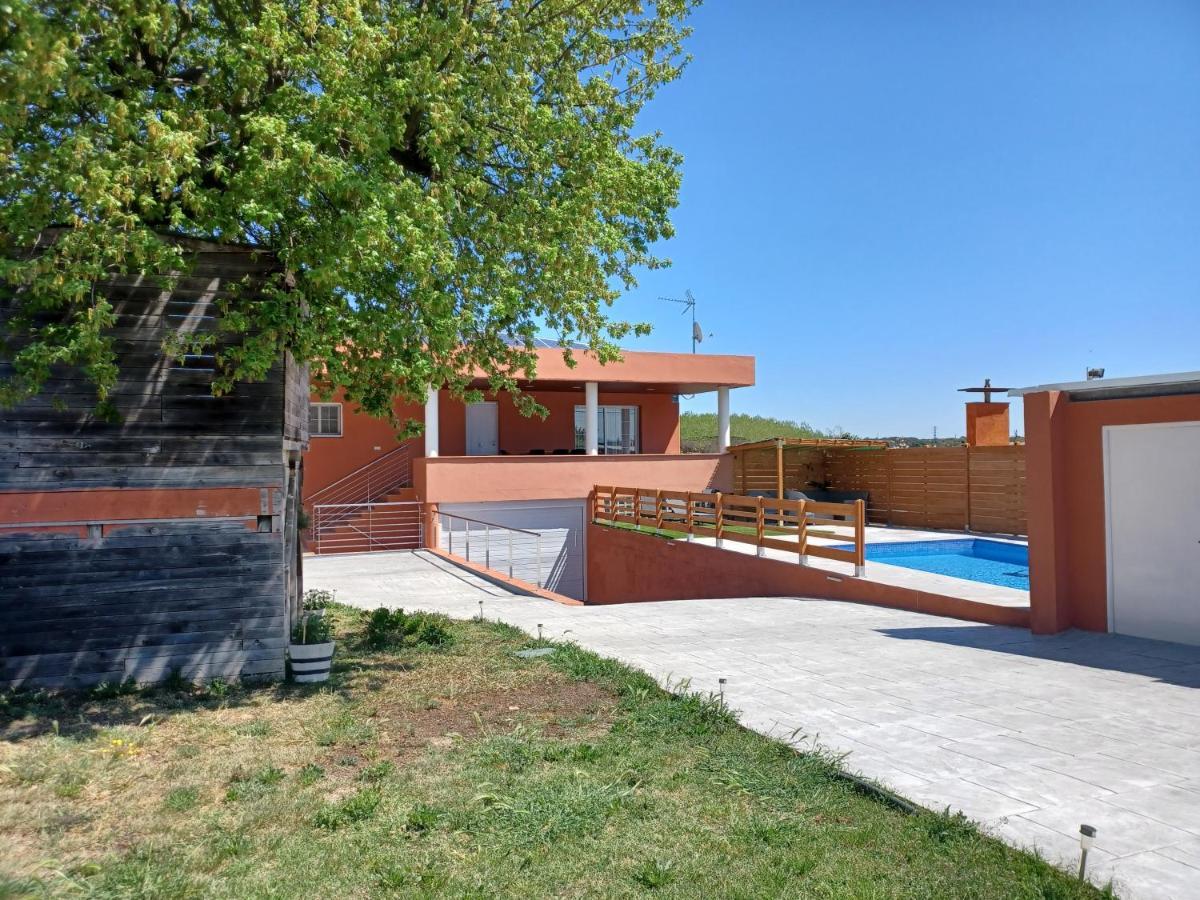 Piscina De Sal Barbacoa Wifi, Parking Gratis, 3 Min Pga Casa El Roble Villa Girona Exterior foto